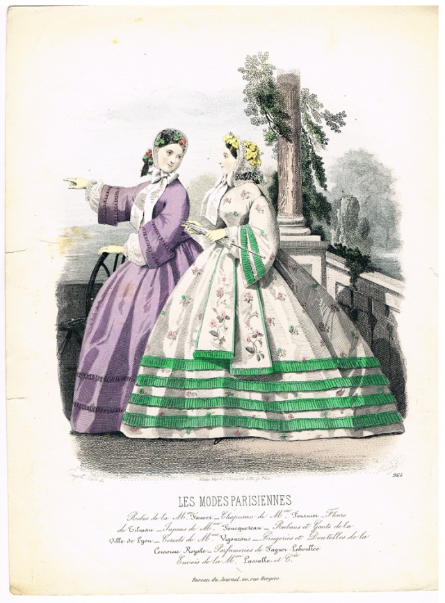 19th Century French Fashion Plates  The Robert and Penny Fox Historic  Costume Collection