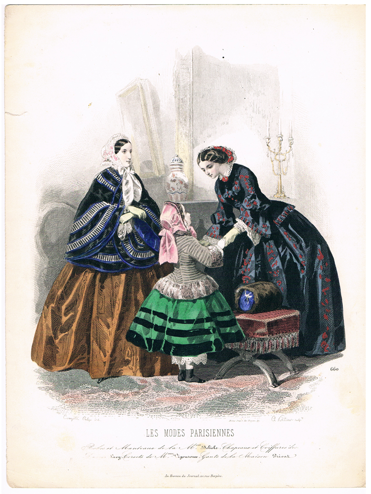 19th Century French Fashion Plates  The Robert and Penny Fox Historic  Costume Collection